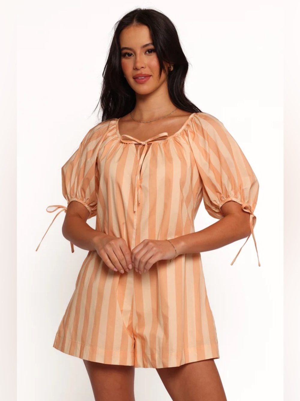 Carina Striped Romper